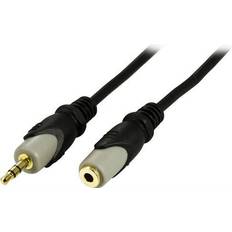 Kablar Deltaco Gold 3.5mm - 3.5mm M-F 5m