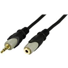 Deltaco Gold 3.5mm - 3.5mm M-F 3m