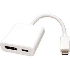 Roline DisplayPort - 2 USB C M-F 0.1m