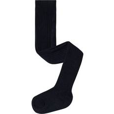 Melton Basic Rib Knit Tight - Navy Blue