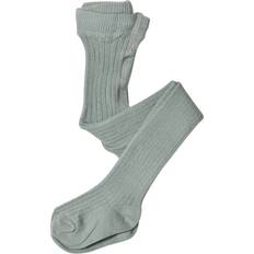 Melton Basic Rib Knit Tight - Blue