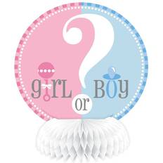 Baby Bagedekorationer Unique Party Decor Gender Reveal 4-pack