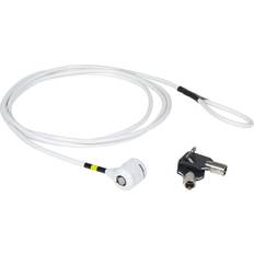 Candados de Ordenador Mobilis 001236 Cable Antirrobo Blanco 18 m