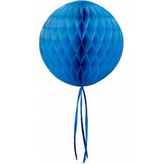 Verjaardag Honingraatballen Folat Blauwe honeycomb bol 30 cm