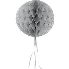 Børnefester Honeycombbolde Folat Hanging Ball Silver