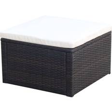 Rattan sedie da giardino vidaXL 42671