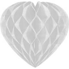 Hanging Heart White