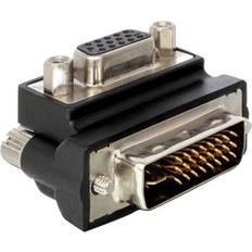 DeLock 65172 DVI-VGA M-F Angled Adapter