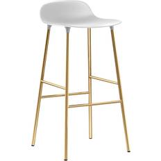 Normann Copenhagen Form with Steel Legs Bar Stool 87cm