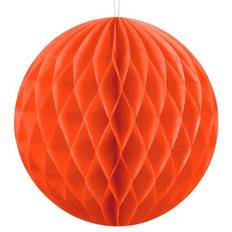 Orange Honeycombbolde PartyDeco Honeycomb Ball 10cm Orange