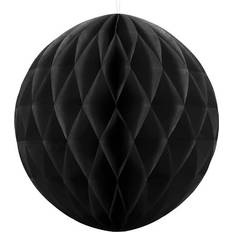 Honeycombbolde PartyDeco Honeycomb Ball 30cm Black