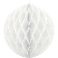 Hvid Honeycombbolde PartyDeco Honeycomb Ball 40cm White