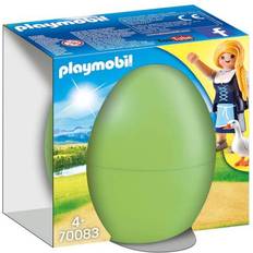 Birds Action Figures Playmobil Maiden with Geese 70083