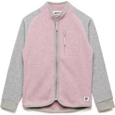 18-24M Chaquetas de Forro Polar Molo Unna Fleece Pink Unisex Ropa Chaquetas Rosa