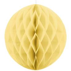 Gul Honeycombbolde PartyDeco Honeycomb Ball 40cm Light Yellow