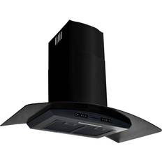 Wall Mounted Extractor Fan - Washable Filters Extractor Fans vidaXL 50708 90cm, Black