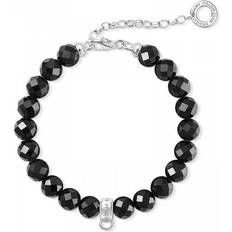 Obsidian Bracelets Thomas Sabo Charm Club Charm Bracelet - Silver/Black