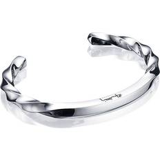 Efva Attling Herr Armband Efva Attling Viking Twisted Cuff Bracelet - Silver