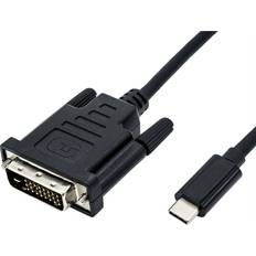 Roline USB C-DVI 2m