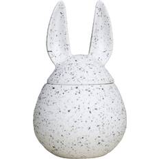Easter Decorations DBKD Eating Rabbit White Easter Decoration 14cm