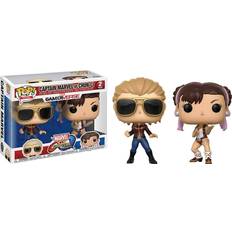 Leksaker Funko Pop! Game Marvel vs Capcom Infinite: Captain Marvel vs Chun-Li