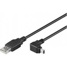 Techly 90 ° USB A-USB Mini-B 2.0 1.8m