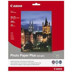 20 pcs Papeles Fotográficos Canon SG-201 Plus Semi-gloss Satin 260g/m² 20pcs