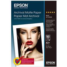 A3+ Papeles Fotográficos Epson Archival Matte A3 192g/m² 50pcs