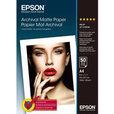 Papiers Photo Epson Archival Matte A4 192g/m² 50pcs