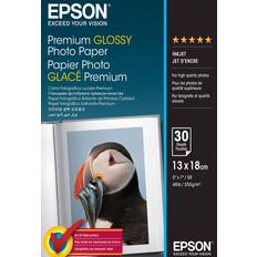 Papiers Photo Epson Premium Glossy 13x18 cm 255g/m² 30pcs