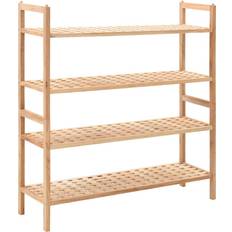 Walnuts Shoe Racks vidaXL 247103 Shoe Rack 10.2x31.9"