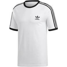 Streifen Oberteile adidas Adicolor Classics 3-Stripes Tee - White