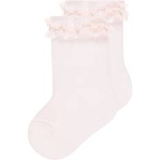 Name It Bambino Intimo Name It Baby Lace Socks 2-pack - Pink/Strawberry Cream (13163783)