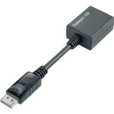 Techly DisplayPort-VGA M-F 0.1m