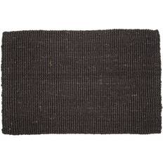 Svarta Dörrmattor Dixie Jute Svart 60x90cm