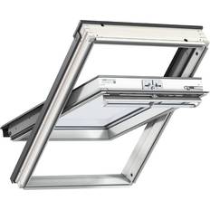 Grå Vridfönster Velux MK04 GGU 0068 PVC-U Vridfönster 3-glasfönster 78x98cm