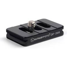 Sunwayfoto Trépieds d'appareil photo Sunwayfoto DP-26 26mm (1.02&quot Universal Quick-Release Plate for Cameras, Red