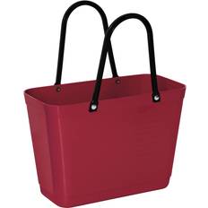 Hinza Shopping Bag Small (Green Plastic) - Maroon