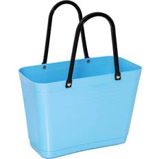 Hinza Handväskor Hinza Shopping Bag Small (Green Plastic) - Light Blue