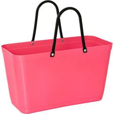 Hinza Shopping Bag Large (Green Plastic) - Tropical Pink