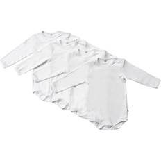 1-3M - Jungen Bodys Pippi Body 4-pack - White (3819-100)