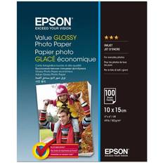 Papeles Fotográficos Epson Value Glossy 183g/m² 100pcs