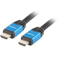 Lanberg Premium High Speed with Ethernet (4K) HDMI-HDMI 2.0 1m