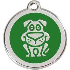 Red Dingo Enamel Tag Dog Medium