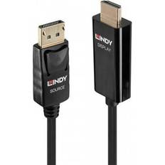 HDMI aktiv - HDMI-Kabel Lindy Active HDMI-DisplayPort Mini 0.5m