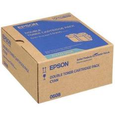 Epson Tonerkassetten Epson S050608 2-pack (Cyan)