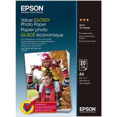 Epson fotopapper glossy Epson Value Glossy A4 183g/m² 20st