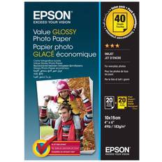 Epson 10x15cm Valokuvapaperit Epson Value Glossy