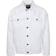 Urban Classics Ripped Denim Jacket - White