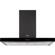 Black - Integrated Extractor Fans Belling COOKCENTRE Flat 110cm, Black